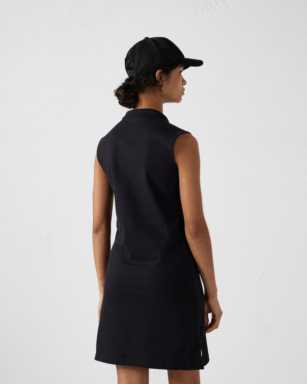 Jott Robe Polo Sans Manches Noir Tanger