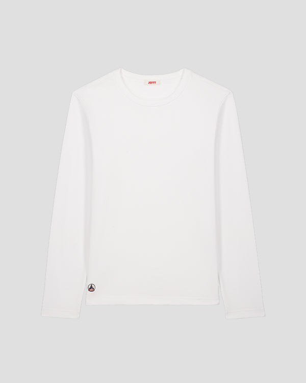 Jott T-Shirt à Col Rond Blanc Emilio