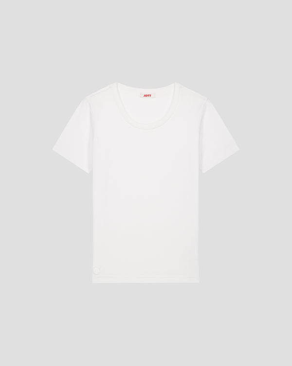 Jott T-Shirt à Col Rond Blanc Lucia