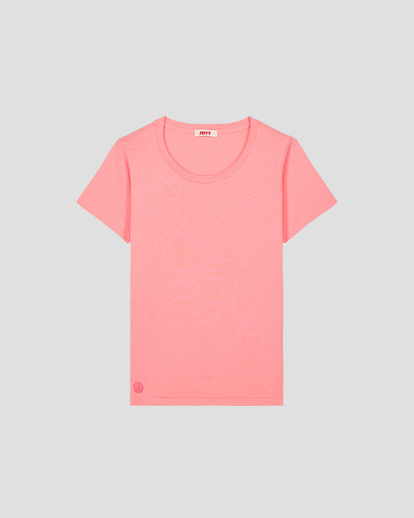 Jott T-Shirt à Col Rond Fuchsia Vibrant Lucia