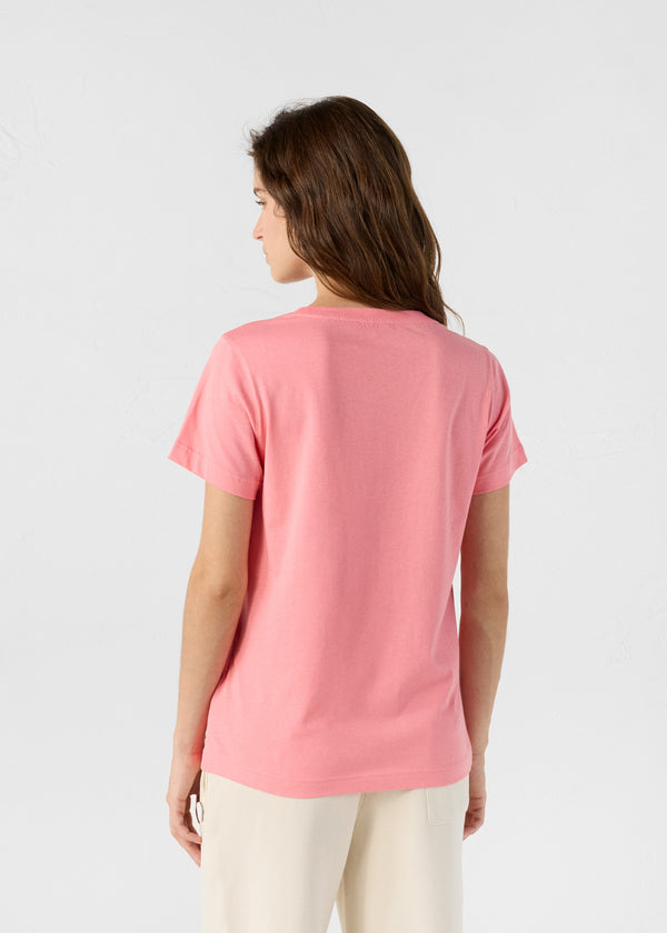 Jott T-Shirt à Col Rond Fuchsia Vibrant Lucia