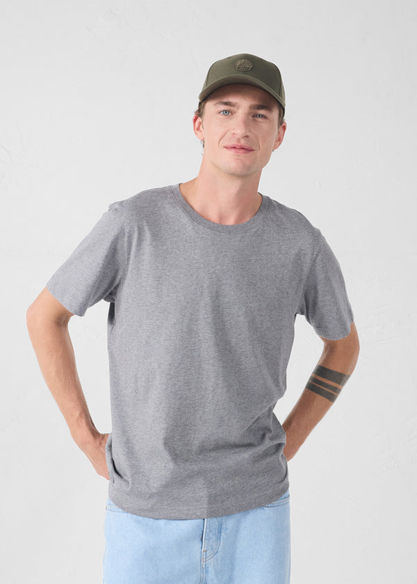 jott T-Shirt à col rond Gris chine fonce Petro