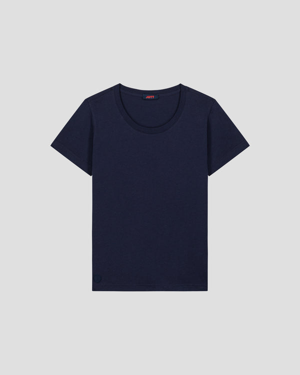 Jott T-Shirt à Col Rond Marine Lucia