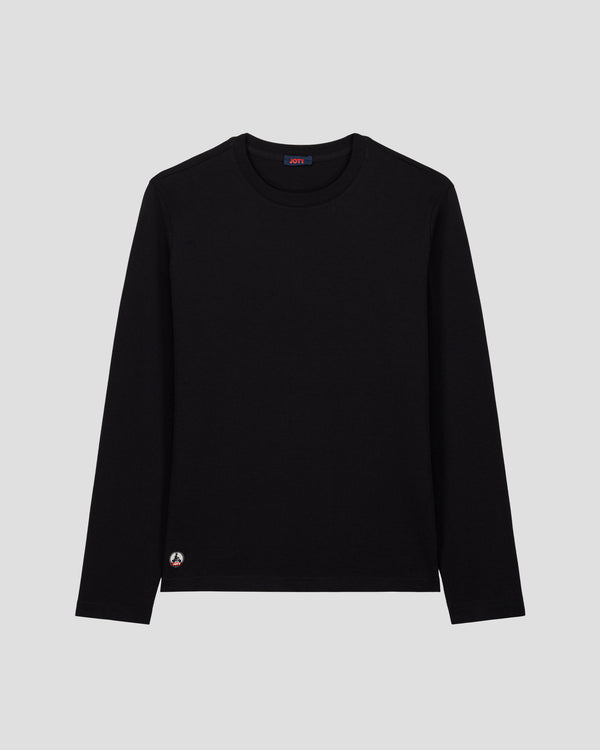 Jott T-Shirt à Col Rond Noir Emilio