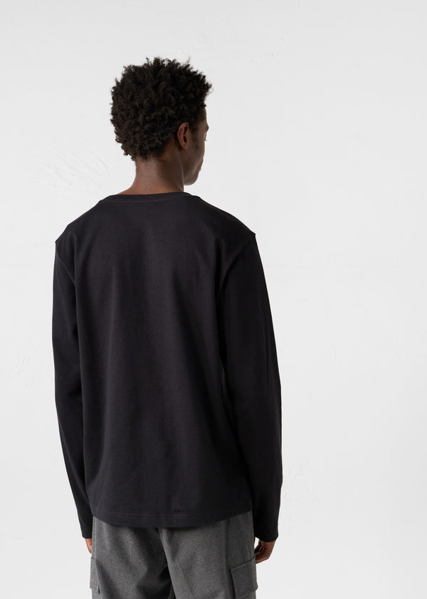 Jott T-Shirt à Col Rond Noir Emilio