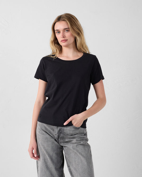 Jott T-Shirt à Col Rond Noir Lucia