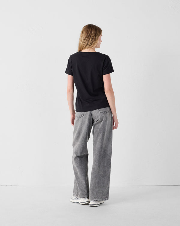 Jott T-Shirt à Col Rond Noir Lucia