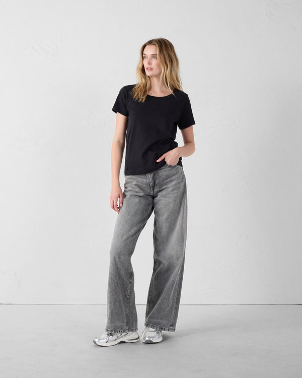 jott T-Shirt à col rond Noir Lucia