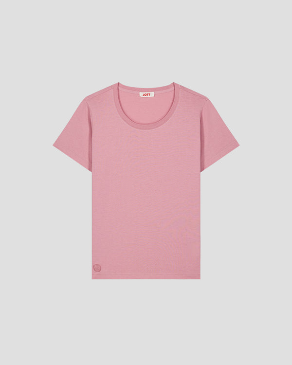 Jott T-Shirt à Col Rond Rose Antique Lucia
