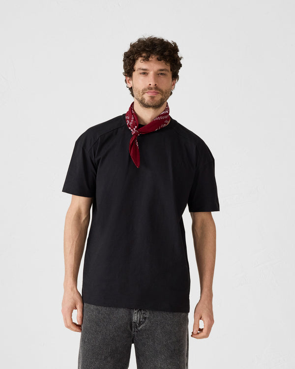 jott T-shirt col rond en coton Noir Narong