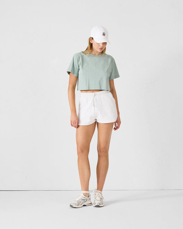 Jott T-shirt Col Rond En Coton Vert Minéral Mazu