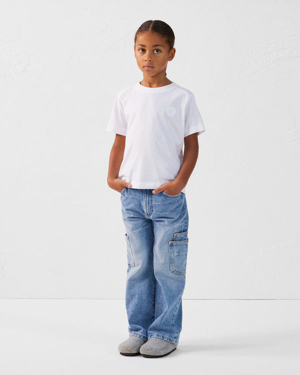 Jott T-shirt Col Rond Enfant En Coton Blanc Prado