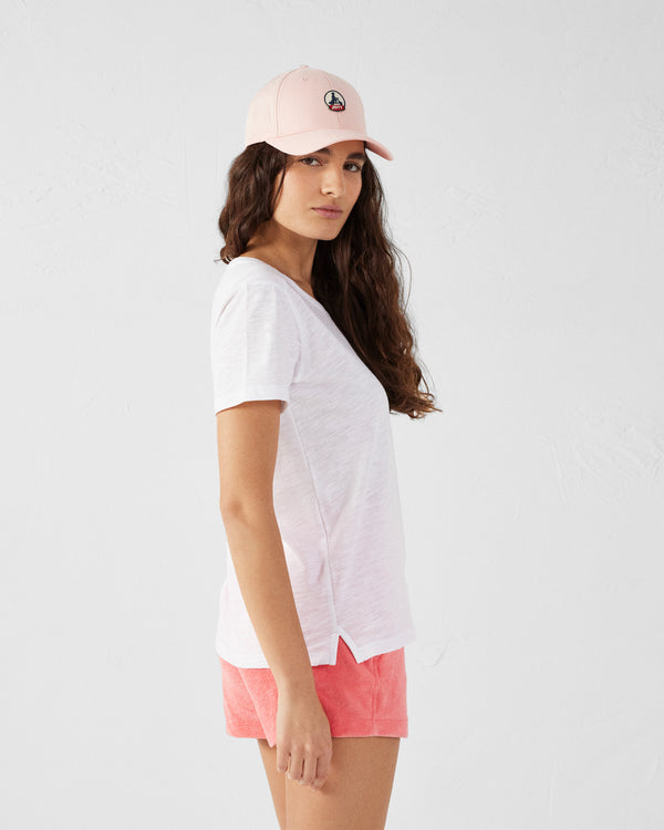 Jott T-shirt Col Rond Femme En Coton Blanc Angela