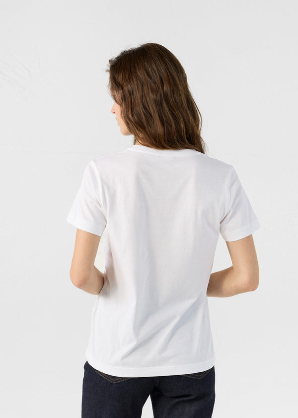 Jott T-Shirt Col V Blanc Sofy