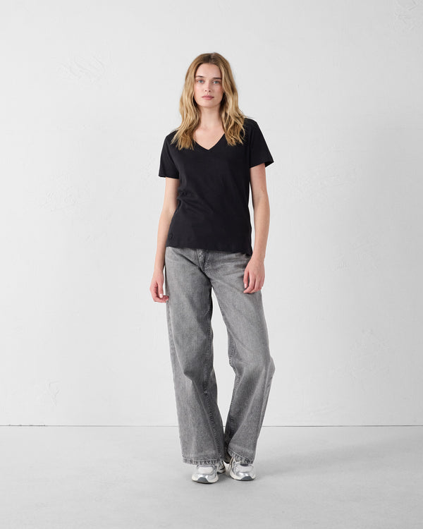 Jott T-Shirt Col V Noir Sofy