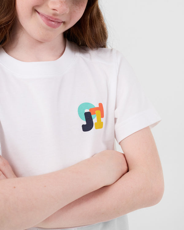 Jott T-shirt En Coton Blanc Prado Mono