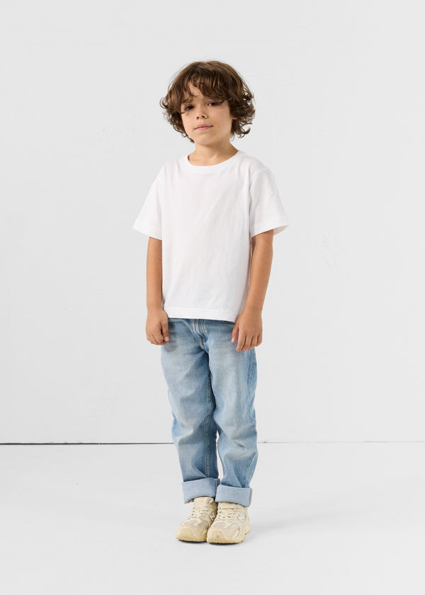 Jott T-shirt Enfant à Col Rond Blanc Pio
