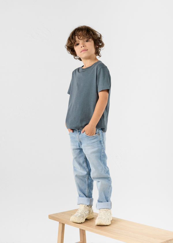 jott T-shirt enfant à col rond Bluestone Pio