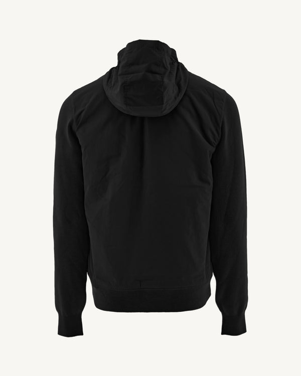 Jott Veste à Capuche Bi-matière Noir Bardenas
