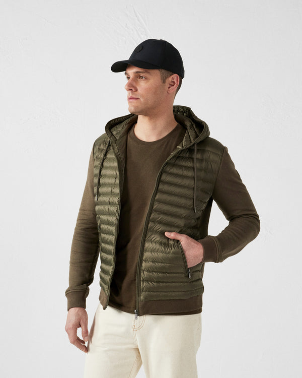 Jott Veste Bi-matière à Capuche Army Gummy 2.0