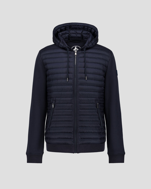 Jott Veste Bi-matière à Capuche Marine Gummy 2.0