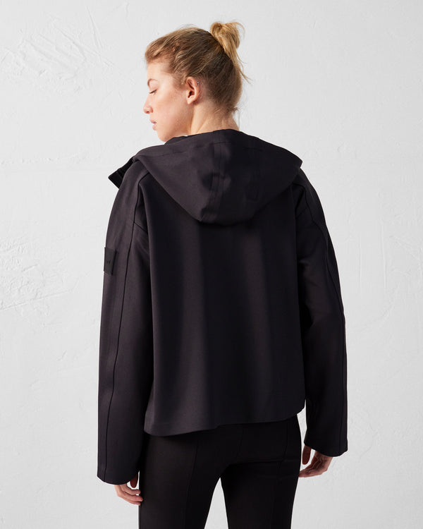 Jott Veste Courte Bimatière 'oversize' Noir Ellen