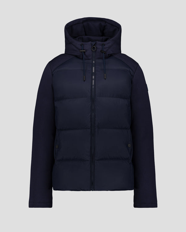 Jott Veste Puffer Bi-matière Marine Thunder