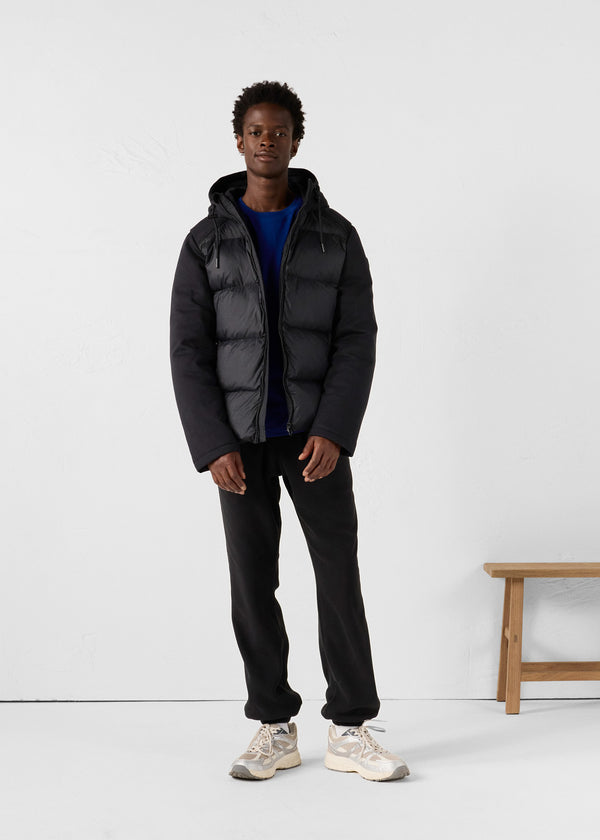 jott Veste puffer bi-matière Noir Thunder