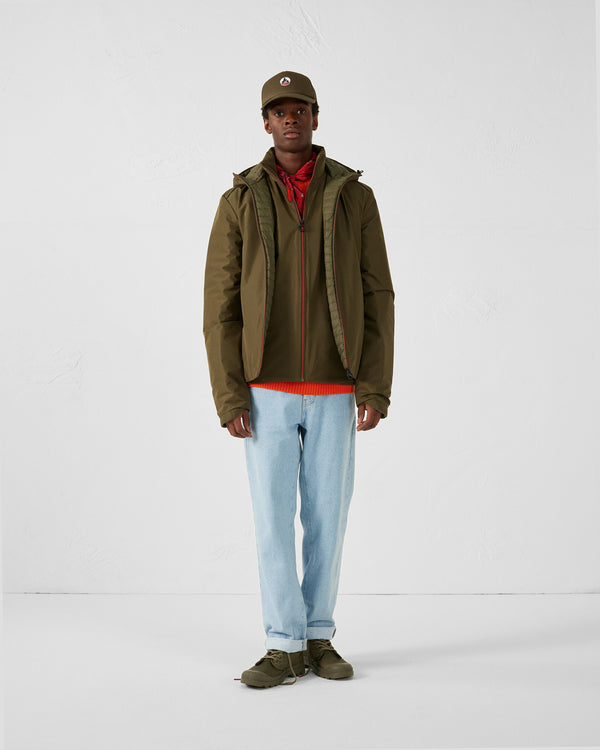 Jott Veste Ultralégère à Capuche Army Arcadi