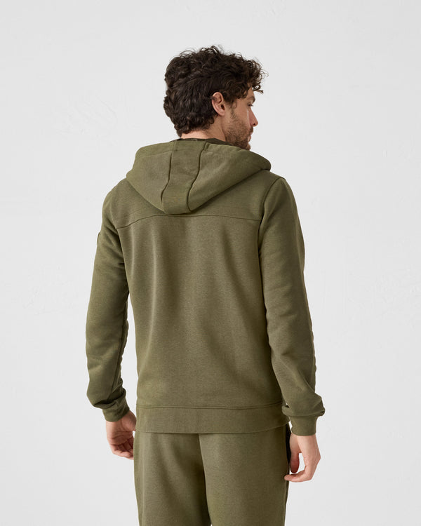 Jott Veste Zippée En Coton Army Hector