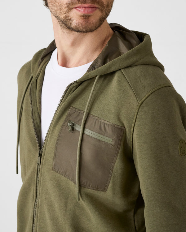 Jott Veste Zippée En Coton Army Hector