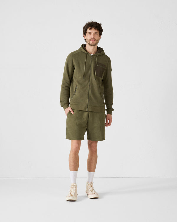 jott Veste zippée en coton Army Hector