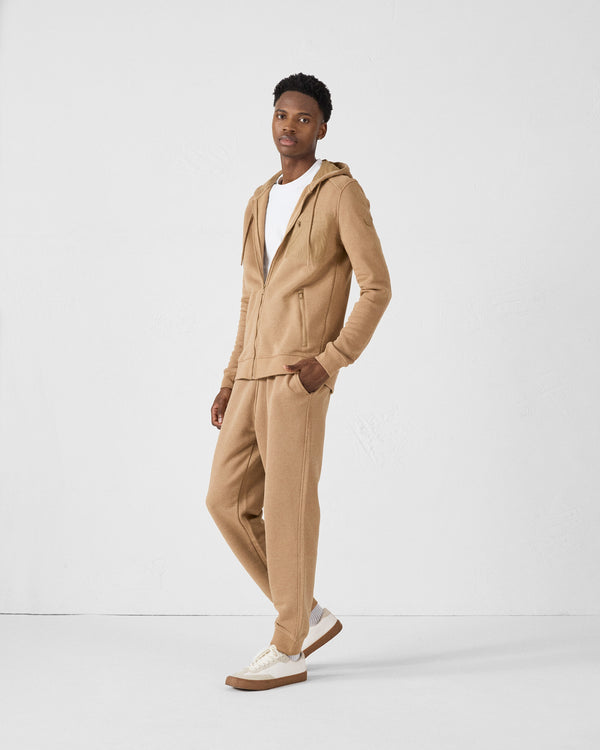 Jott Veste Zippée En Coton Fauve Hector