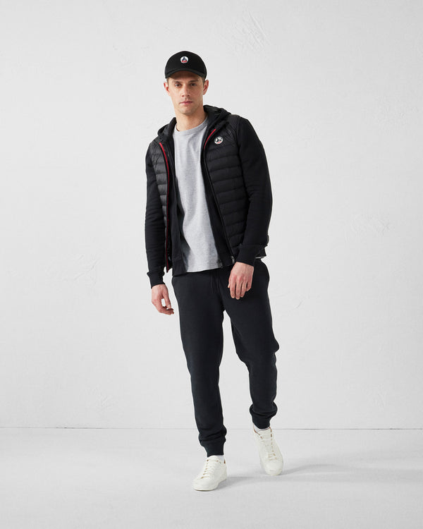 Jott Veste Zippée En Coton Noir Hector