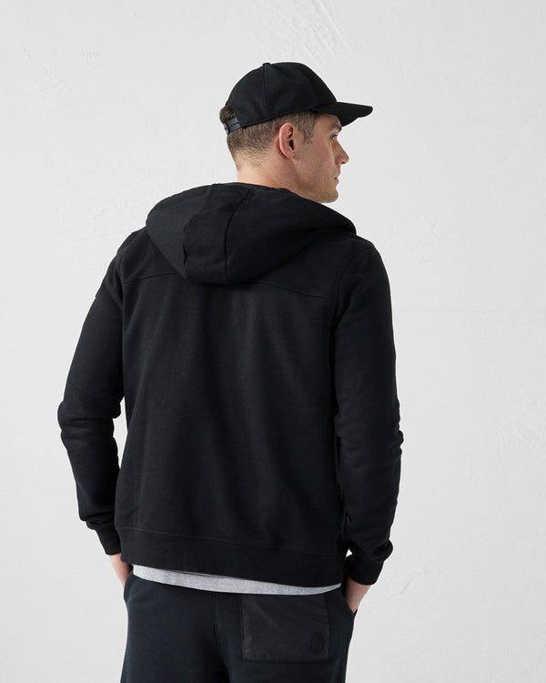 Jott Veste Zippée En Coton Noir Hector
