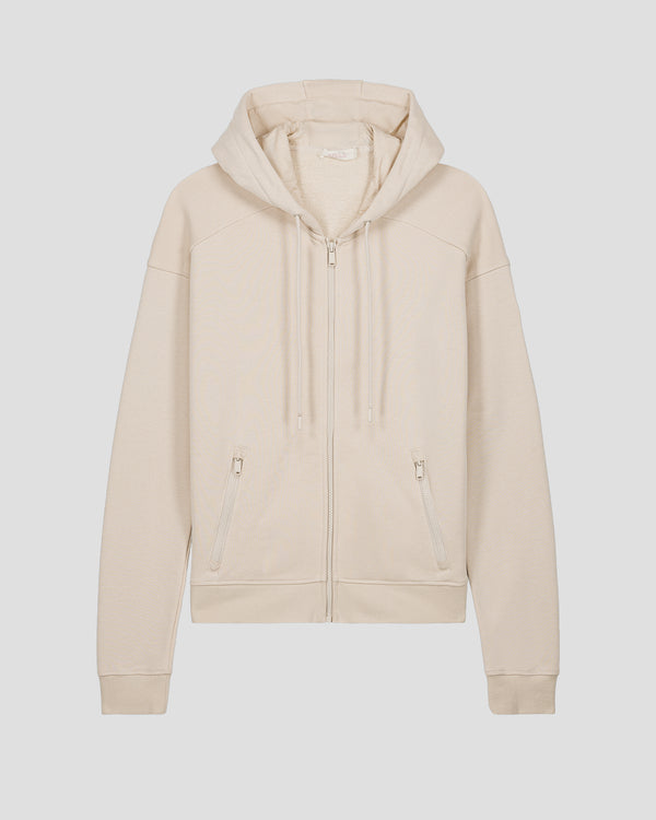 Jott Veste Zippée En Molleton Sable Leda