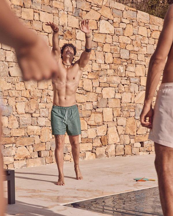 jott Maillot de bain Stripe army/Vert M Niolon stripe