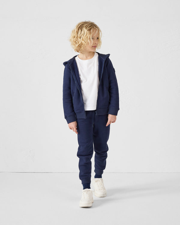 jott Pantalon de sport enfant en coton Marine Matchu 2.0
