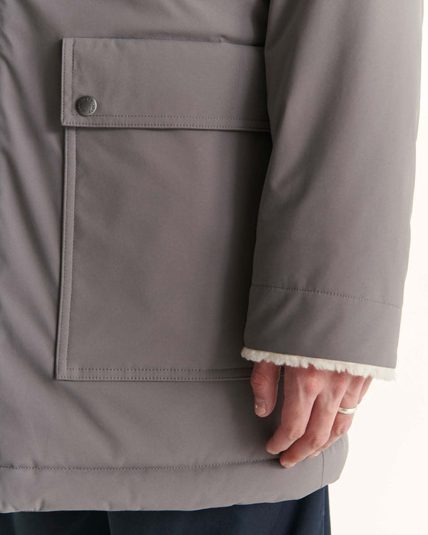 Jott Parka à Capuche Grand Froid Anthracite Toundra