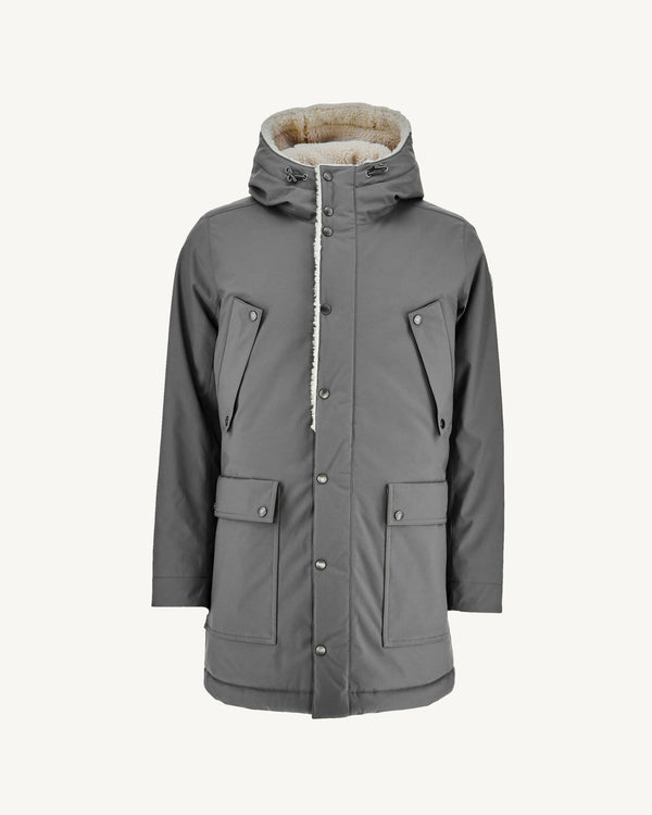 jott Parka à capuche Grand Froid Anthracite Toundra