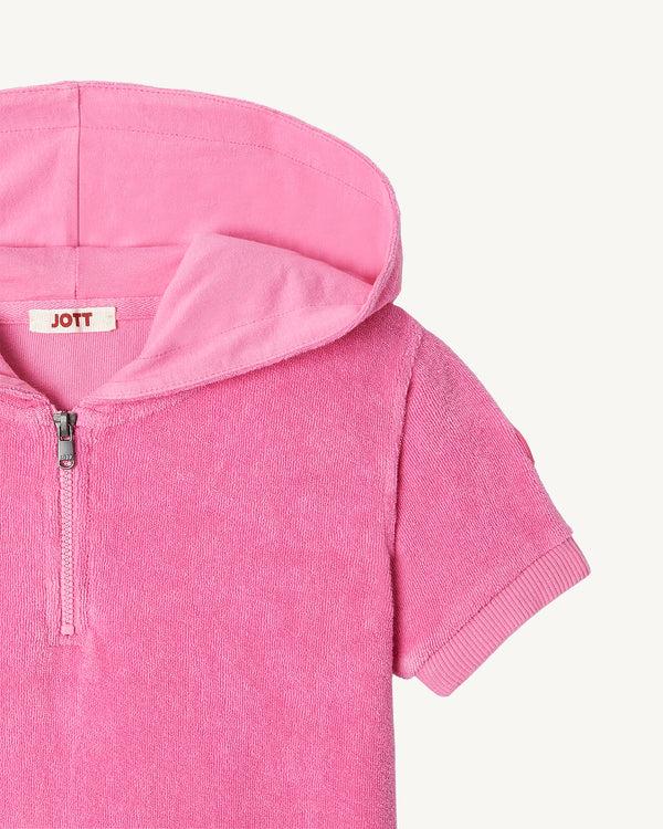 Jott Robe éponge à Capuche Rose Intense Enfant Mini