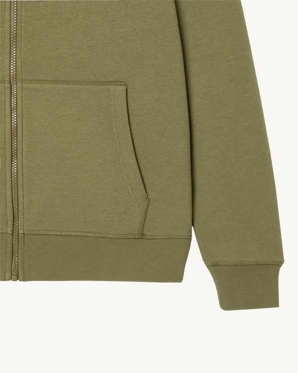 Jott Sweat à Capuche Homme En Coton Biologique Army Mexico