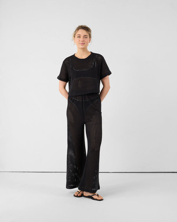 Jott T-shirt Col Rond En Maille De Coton Noir Giada