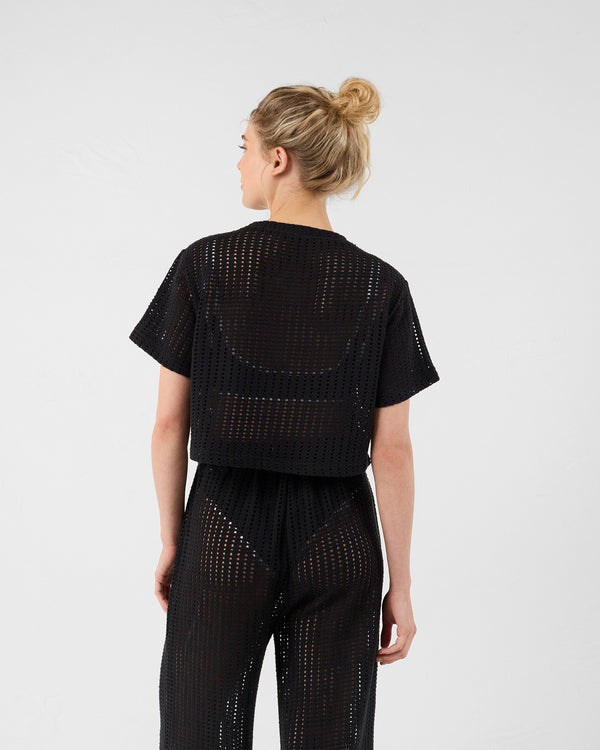 Jott T-shirt Col Rond En Maille De Coton Noir Giada