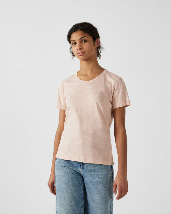 Jott T-shirt Col Rond Femme En Coton Pêche Clair Angela