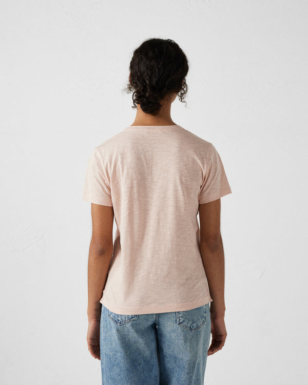 Jott T-shirt Col Rond Femme En Coton Pêche Clair Angela