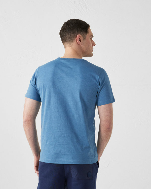 Jott T-shirt Col Rond Homme En Coton Bleu Jeans Pedro Mono
