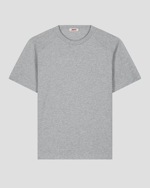 Jott T-shirt Col Rond Homme En Coton Gris Chiné Pedro