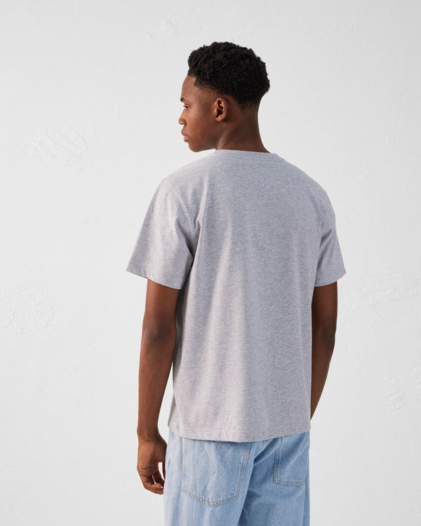 Jott T-shirt Col Rond Homme En Coton Gris Chiné Pedro
