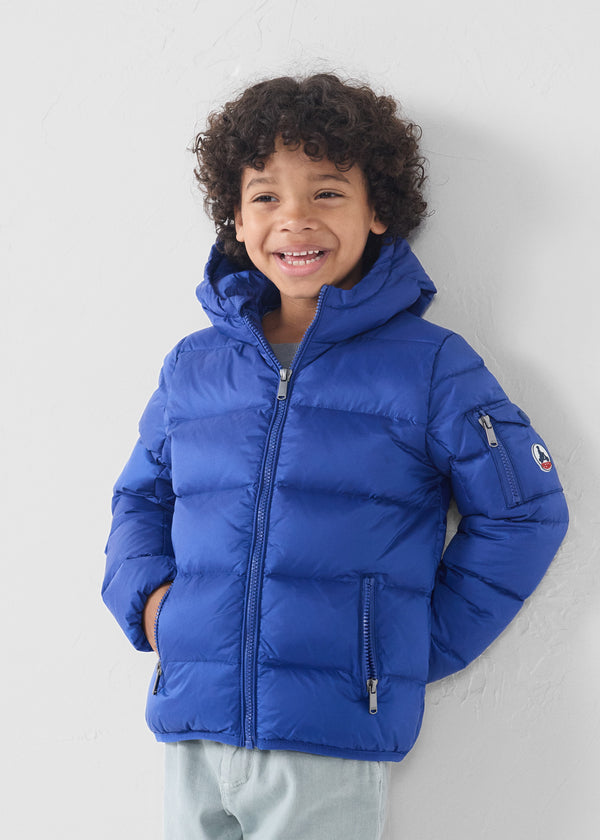 Jott Veste Enfant Grand Froid Esprit Puffer Bleu Cobalt Kazan